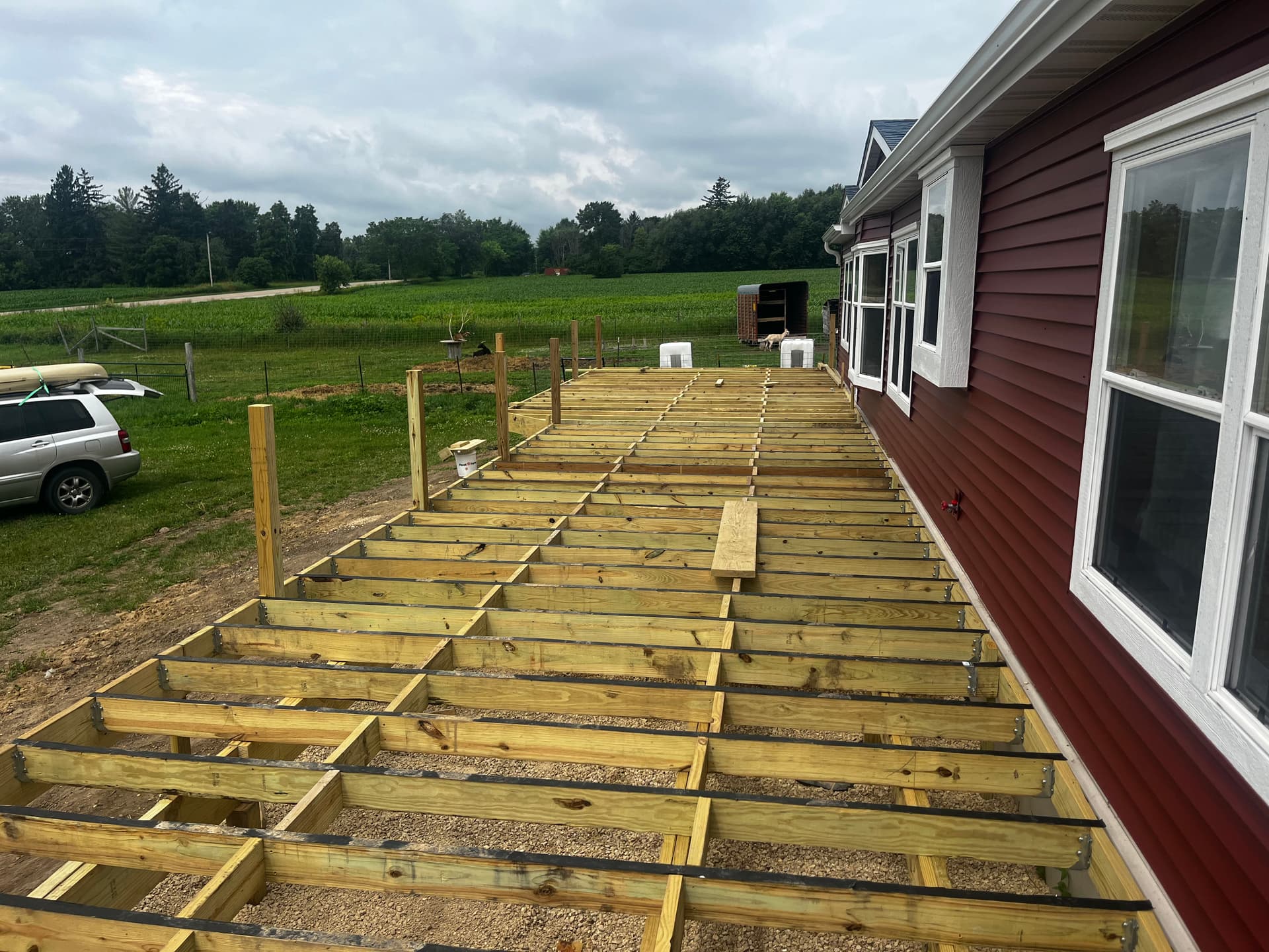 Gallery photos for 1,100 Sq Ft Custom Deck Build in Glenwood City: Image #3