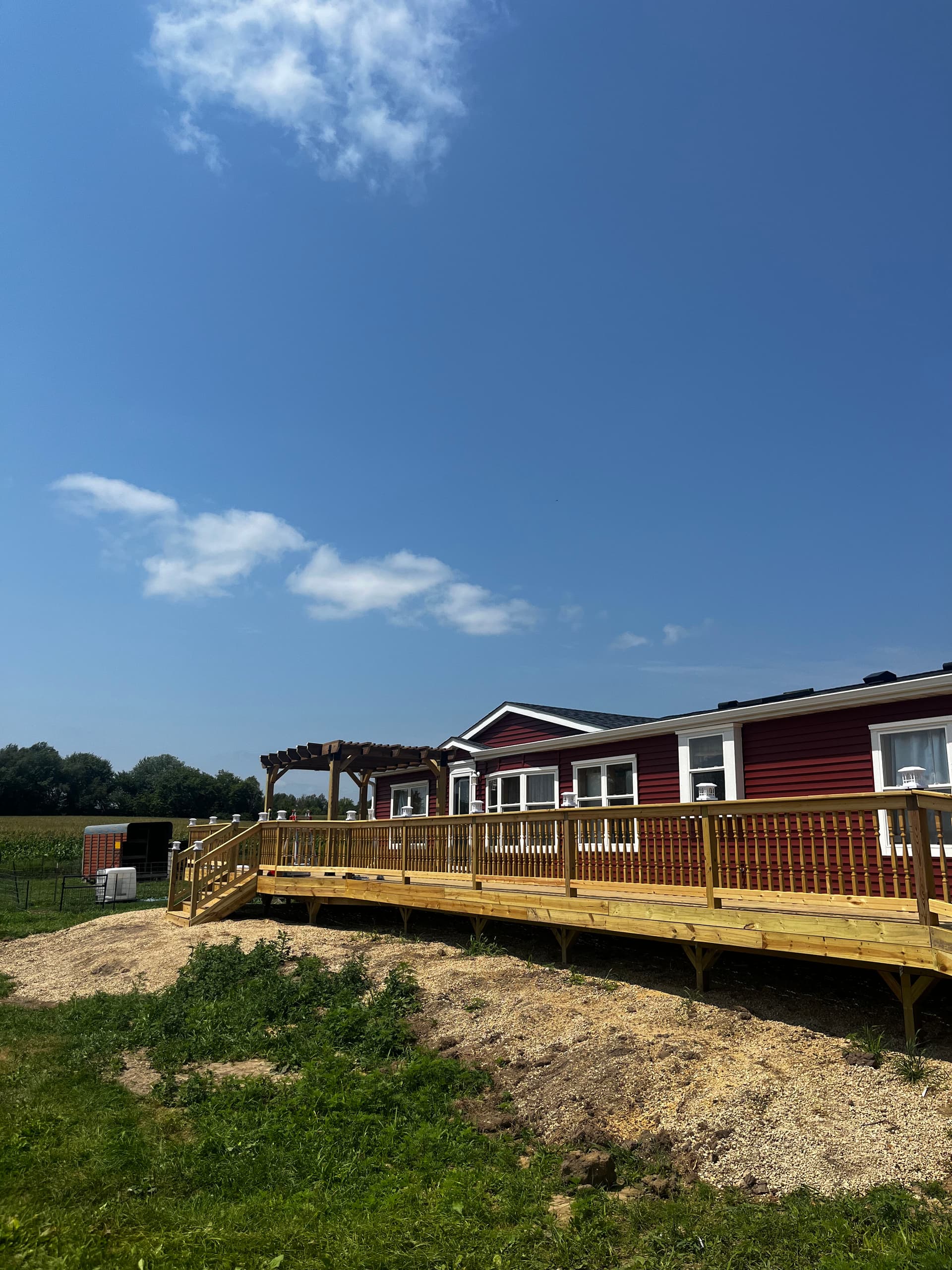 Gallery photos for 1,100 Sq Ft Custom Deck Build in Glenwood City: Image #9