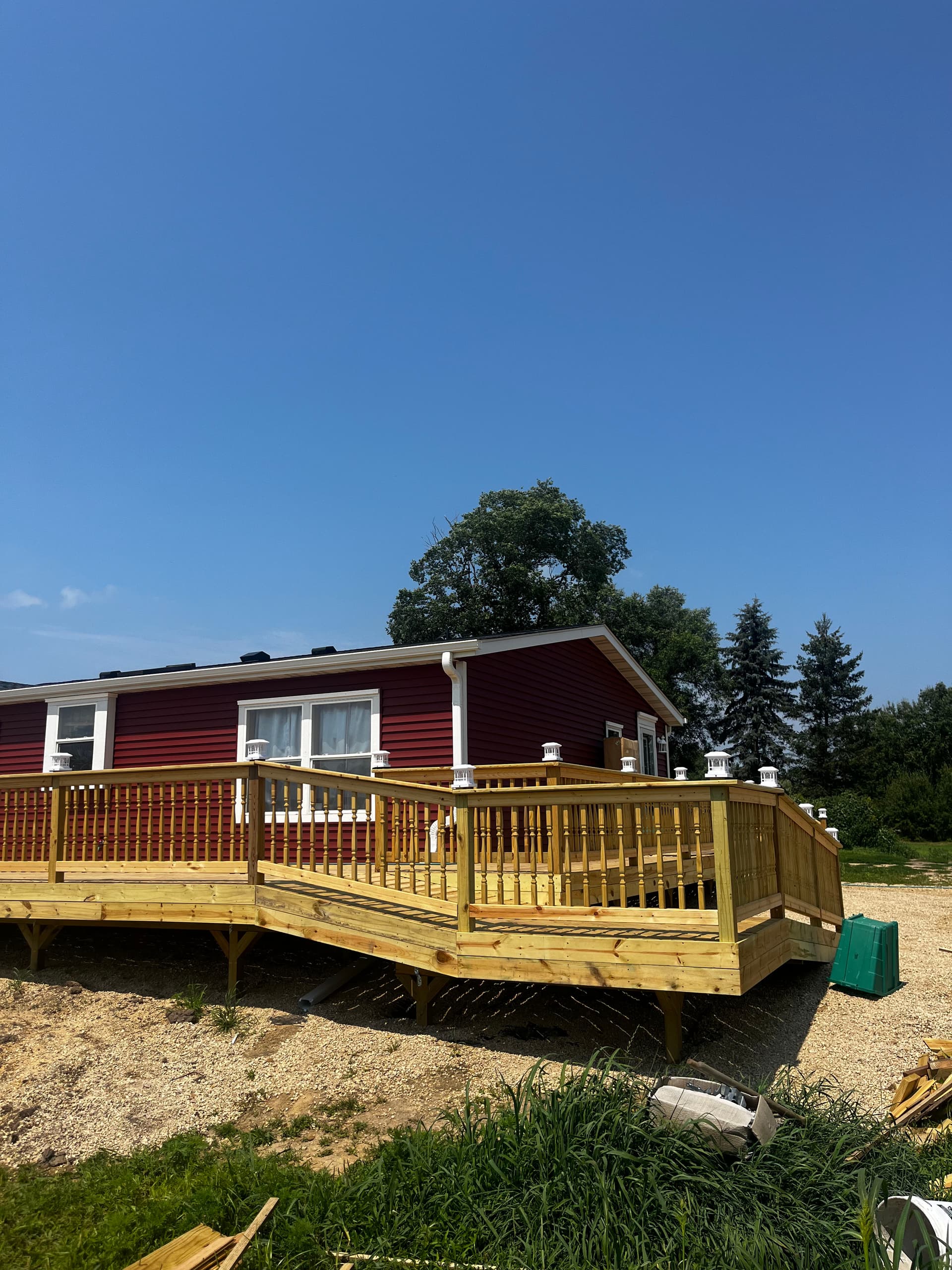 Gallery photos for 1,100 Sq Ft Custom Deck Build in Glenwood City: Image #7
