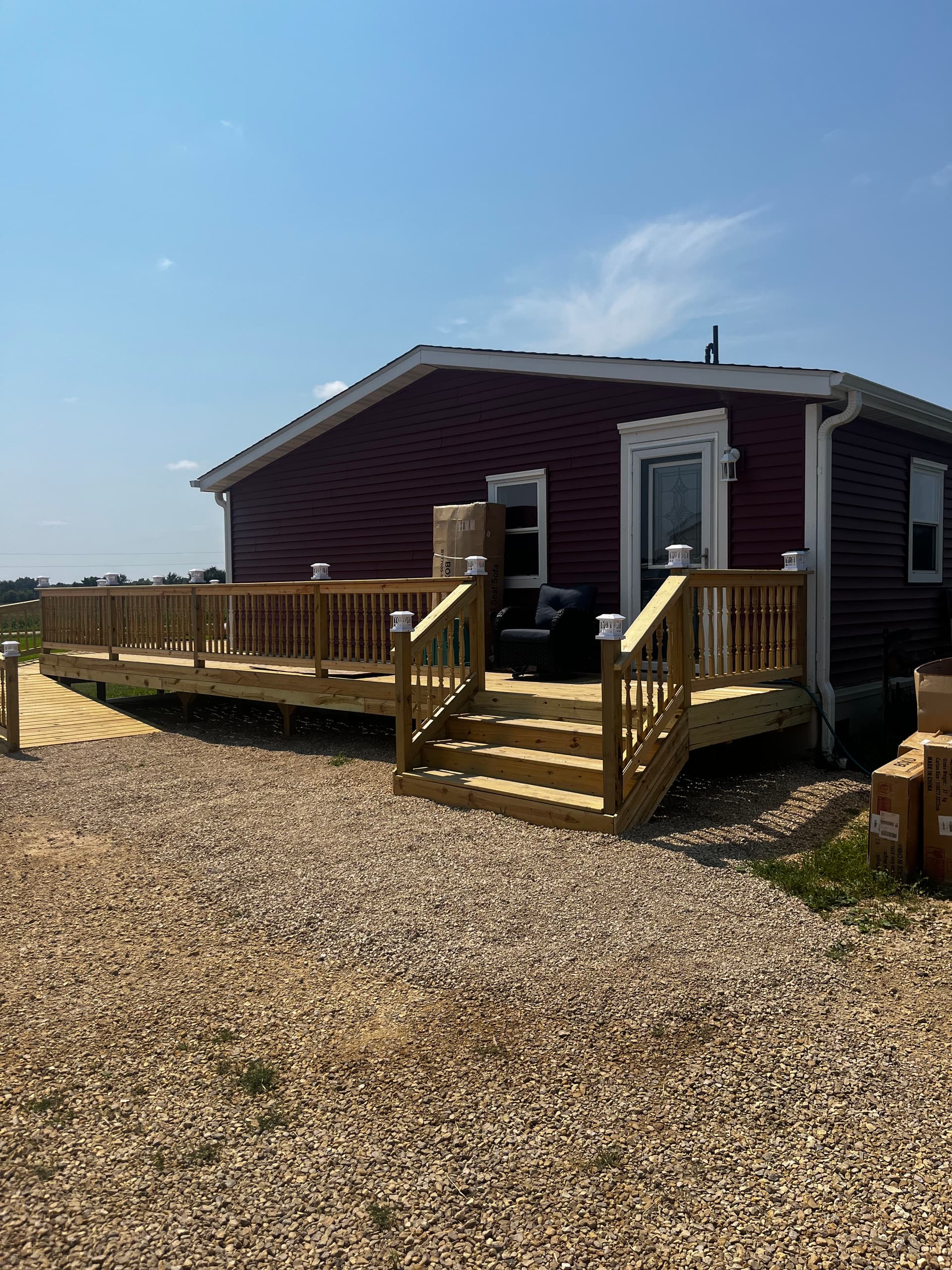 Gallery photos for 1,100 Sq Ft Custom Deck Build in Glenwood City: Image #6