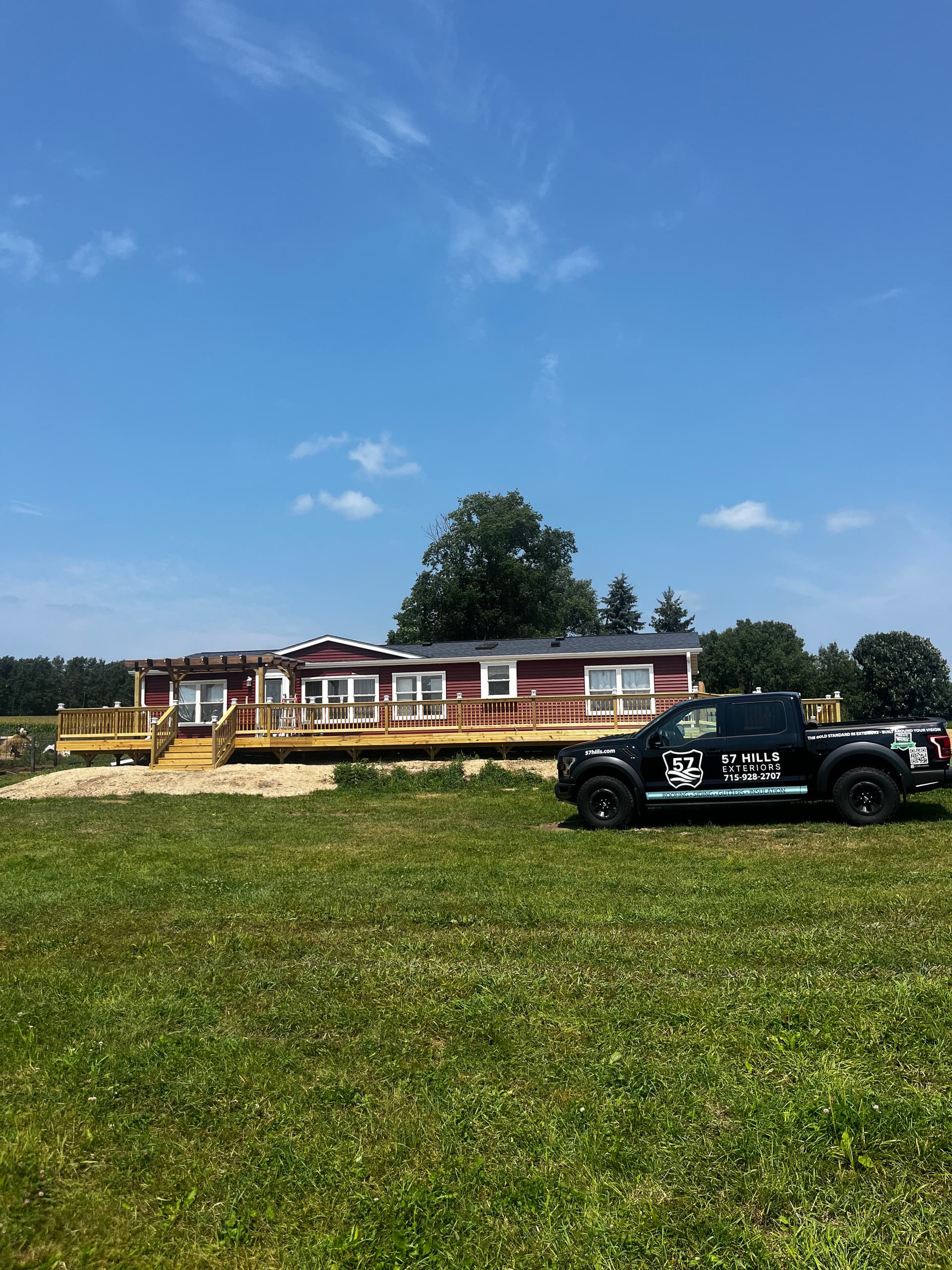 Gallery photos for 1,100 Sq Ft Custom Deck Build in Glenwood City: Image #4