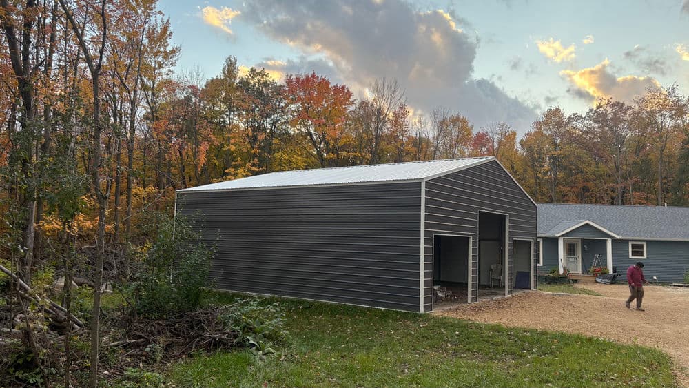 Gallery photos for Durable Metal Roofing for Glenwood City Garage: Image #9