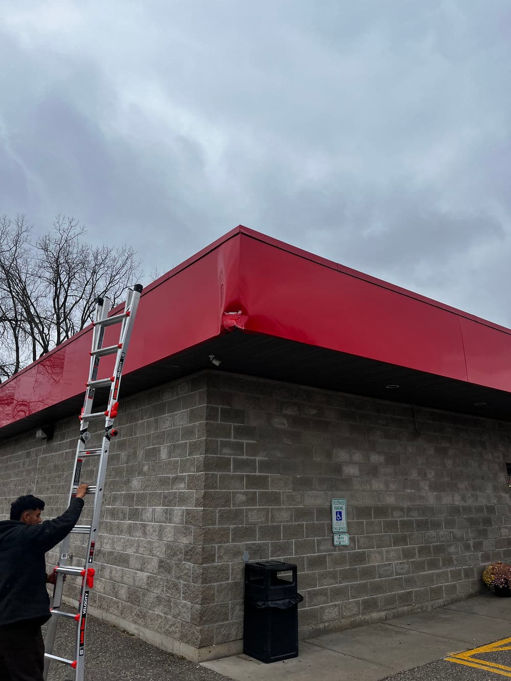Glenwood City Cenex Gas Station Canopy Repair