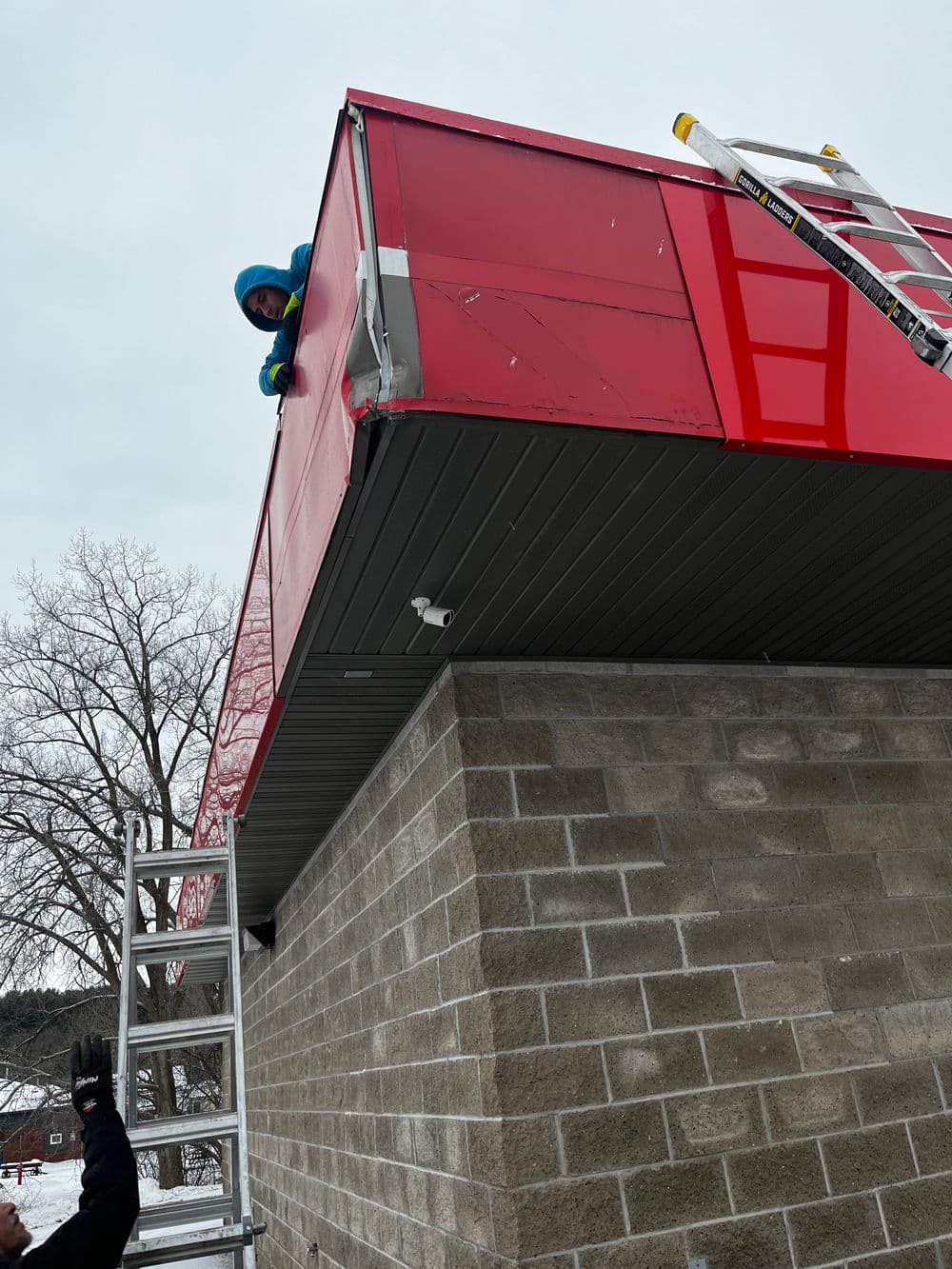 Glenwood City Cenex Gas Station Canopy Repair